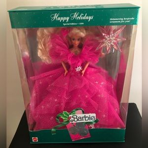 MINT 1990 Holiday Barbie NIB/NWT - never opened!